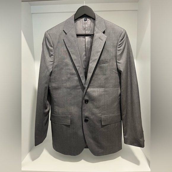 J. Crew Ludlow Slim-fit Suit Jacket Double Vent Loro Piana Wool Charcoal 36R NEW - Picture 6 of 15